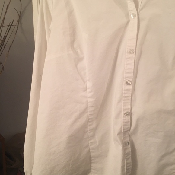 🔴GEORGE Top-BLOUSE Button down Long Sleeve  cuffs - Picture 3 of 5